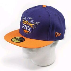 Phoenix Suns Hat New Era 59FIFTY Cap Basketball 5950 Fitted Size 7 5/8 Purple